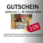 Rabattaktion im Februar 22